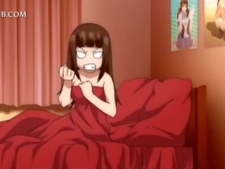 3d hentai damsel blir fittor körd utomhus nudism i säng